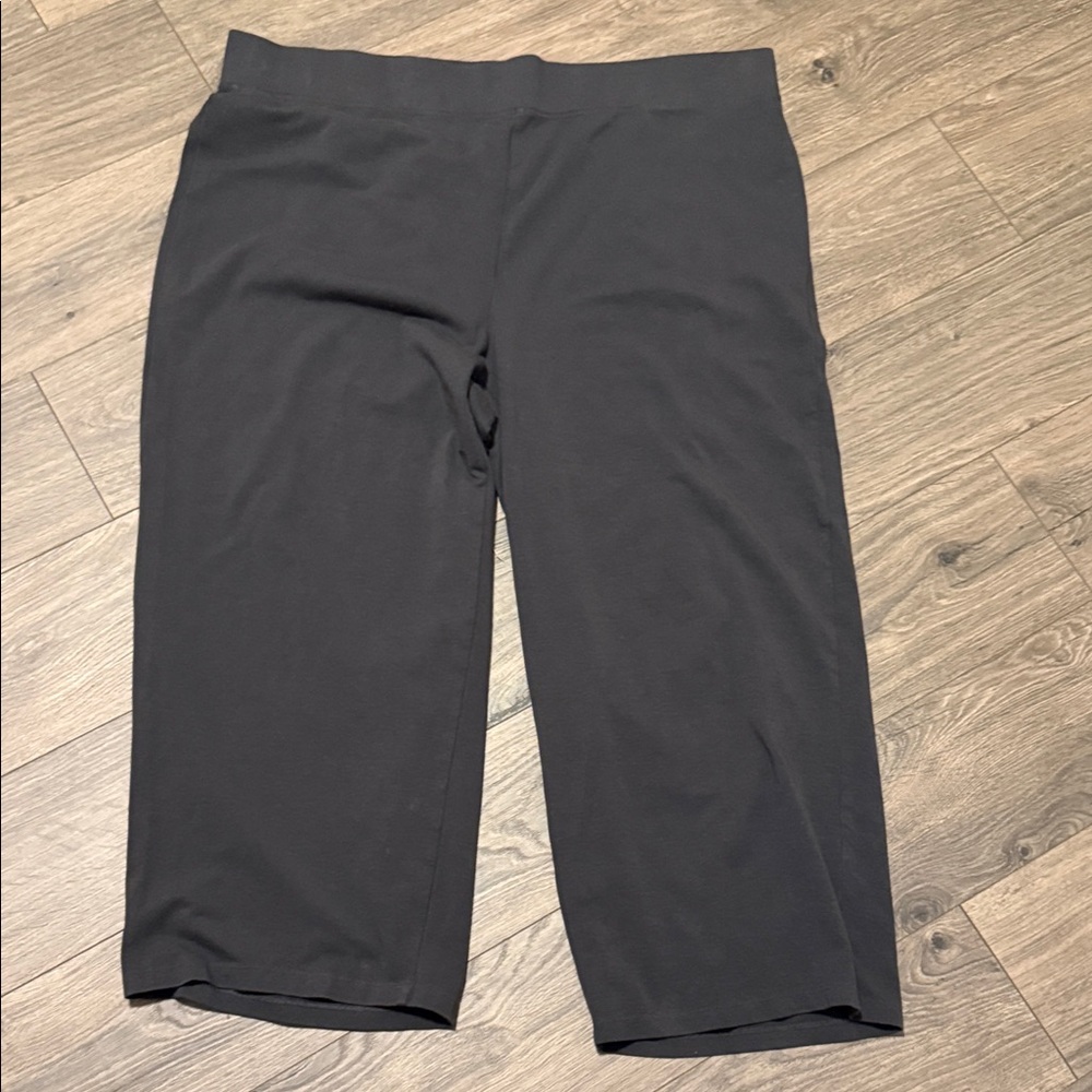 Eileen Fisher Dark Gray Women's Cropped pants 1x